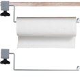 thumbnail image 1 of 2Pcs Cabinet Paper Towel Holder with Adjustable Clip Removable Paper Towel Roll Rack Stainless Steel Cabinet Paper Towel Dispenser No Install Required Paper Roll Holder Durable for Home Kitchens, 1 of 7