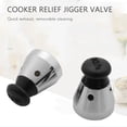 thumbnail image 4 of Pressure Cooker Relief Jigger Valve 1.5 Inch High 2Pcs Black, 4 of 8