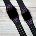 thumbnail image 3 of Huskies Silicone Watch Band for Apple Watch - (42/44/45/49mm(46mm Series 10) Black) by Affinity Bands, 3 of 4