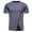 Dark Gray, variant on Tbopshirt Summer Tops,Men's Irregular Hem T-shirt Short Sleeve Round Neck Pullover Casual Sports T-shirt Top Blouses