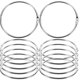 thumbnail image 1 of WEUVEB 12Ud Anillos Metálicos Para Con Uso En Artesanía Y Oficina, 1 of 8