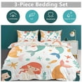 thumbnail image 6 of Ocean Cute Mermaid Bedding Sets Twin Duvet Cover 3 Piece Cute Bed Set for Boys Girls Kid, 6 of 6