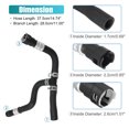 thumbnail image 4 of Unique Bargains Heater Inlet Hose 626-556 20765678 for GMC Acadia for Chevrolet for Traverse for Buick Black, 4 of 6
