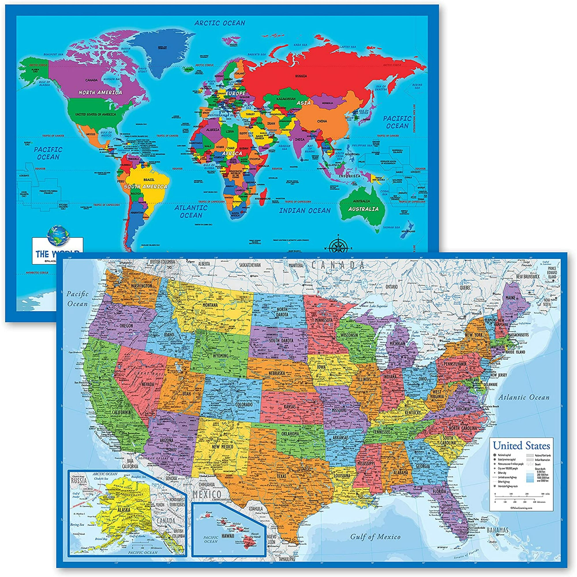 World map unlabeled