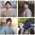 thumbnail image 3 of 2 Piezas de Diademas para Deportes de Invierno Diademas de Invierno Orejeras Diademas de Tela Cálida Diademas Deportivas Orejeras de Invierno a Prueba de Sudor para Hombres y Mujeres, Gris y Azul, 3 of 5