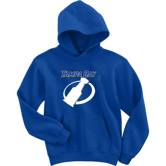 BLUE Lightning Stanley Cup Champions Hooded Sweatshirt ADULT