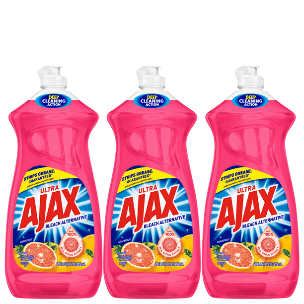 deuropening rand Kind 3 Pack) Ajax Ultra Bleach Alternative Dish Soap, Grapefruit Scent, 28 Fl Oz  - Walmart.com