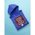 thumbnail image 3 of Never Enough Tartan - Bold Plaid Statement Graphic Men's Hoodie, 3 of 4