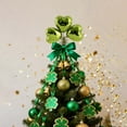 thumbnail image 4 of BAOPAI 8.5x8 Inch Festive Cloth Star Tree Topper Sturdy Base Universal Size Easy Installation Home Decorations Christmas Party Decorations Gift, 4 of 6