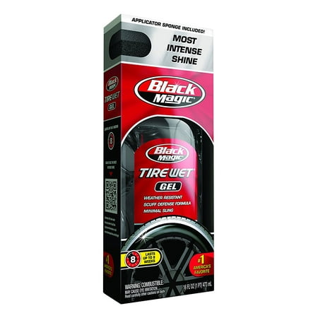 Black Magic Tire Wet Gel, 16 oz. Tire Shine - (Best Tire Shine Gel)