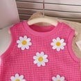 thumbnail image 5 of Staki Girls Summer Skirt Set Toddler Girls Skirt Set with Cute Tank Top Baby Summer Skirt Outfit Skirt for Little Girls 2T 3T 4T Hot Pink,5-6 Years, 5 of 9