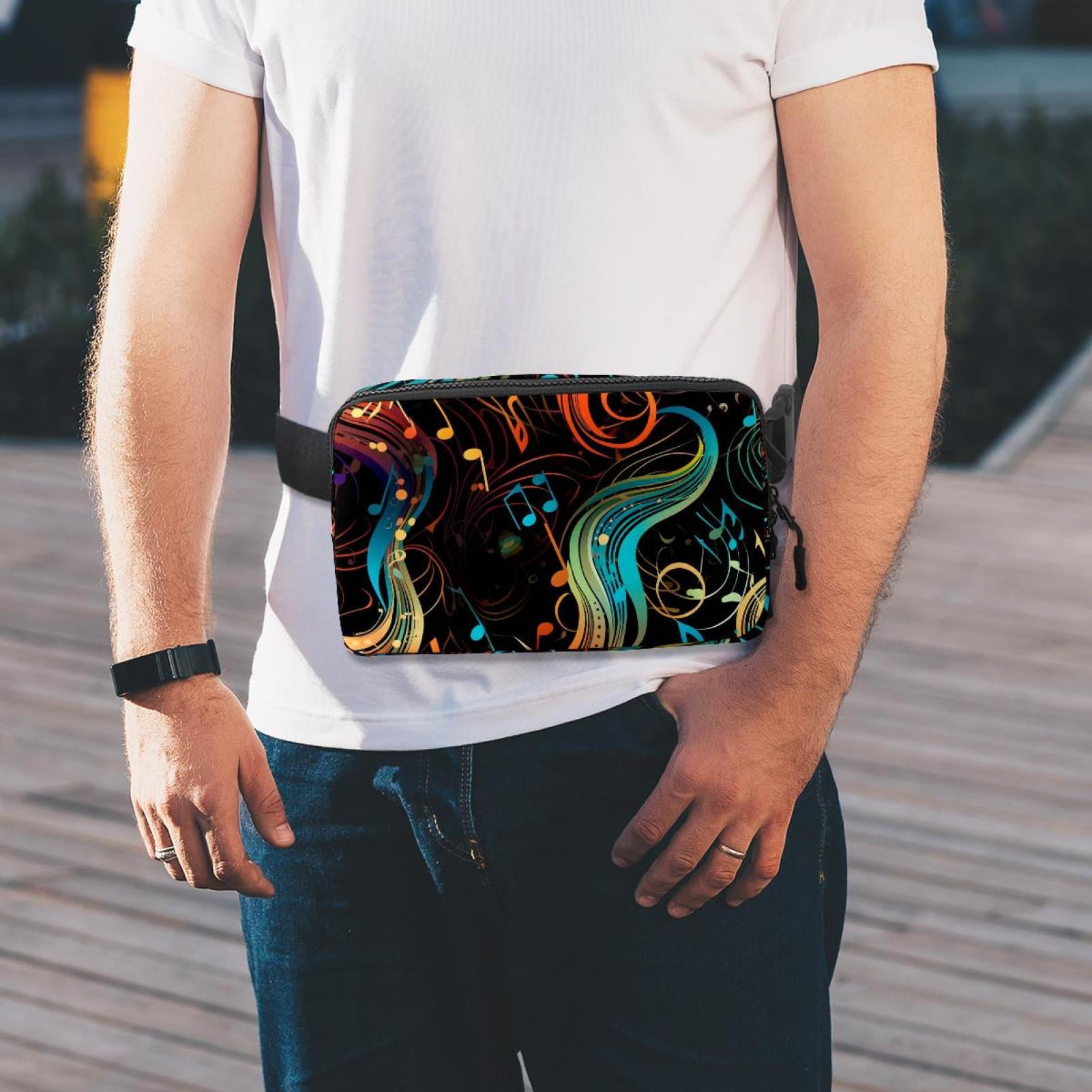Cupid Adjustable Lightweight Waist Bag Crossbody Fanny Pack with Extension Strap for Men and Women