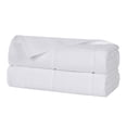 thumbnail image 2 of Superior Mile Smart Twist Cotton Medium Weight Bath Sheets, Set of 2, Ultra Absorbant Towels, White, 2 of 10