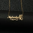 thumbnail image 5 of Vakki Name Customized Necklaces Stainless Steel Fairy Personalized Name Necklace for Women Customized Gift, 5 of 5