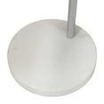thumbnail image 3 of Sagebrook Home Metal 77" Arch Floor Lamp with Marble Base, Silver, 3 of 4