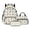 Beige-Musical Note Plaid, variant on Kuiaobaty Musical Note Print Backpack Set with Lunch Bag for Kids Plaid Print Backpack and Pencil Case with Zipper Reusable Insulated Lunch Box and Pencil Pouch for School Camping