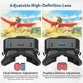 OIVO Virtual Reality Headset with Adjustable Lenses for Nintendo Switch