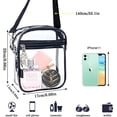 thumbnail image 4 of Clear Crossbody Bag, Stadium Approved Clear Purse Bag for Concerts Sports Events Festivals, 4 of 6
