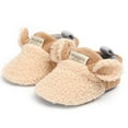 thumbnail image 2 of Baby Booties Faux Fur Sheep Shape Non-Slip Soft Sole Crib Shoes, 2 of 6