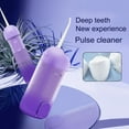 thumbnail image 3 of 1 Set 300mL Water Flosser Waterproof Remove Stone Tooth Stain Removal Stretchable Long Endurance Intelligent Water Oral Irrigator Flosser Bathroom Supply, 3 of 10