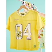 SpongeBob X Justice Girls Oversized Jersey, Sizes XS - XLP
