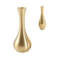 thumbnail image 4 of 2Pcs Desktop Brass Vase Decorative Mini Vase Flower Holder Adornment (Golden), 4 of 7