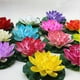 thumbnail image 2 of Reemplazo decorativo de loto Artificial EVA Bearachild para exteriores estanque paisajismo Decoración de flores de lirio de agua falsa Rojo, 2 of 6