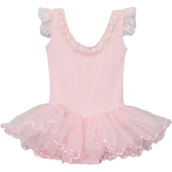 Wenchoice Girl's Pink Pearl Ballet Dress S(1T-2T)