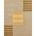 thumbnail image 1 of Ahgly Company Machine Washable Indoor Rectangle Abstract Bronze Brown Area Rugs, 6' x 9', 1 of 7