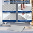 thumbnail image 3 of Ourlova 3" Rise Aluminum Door Threshold Ramp, Heavy Duty Entry Ramp for Doorways, 700 lbs Capacity, 3 of 7