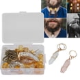 thumbnail image 4 of Cuentas para el Cabello, Notables Hermosas perlas de Barba establecidas de bricolaJe práctico para joyas para pulseras para colgantes, 4 of 7