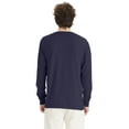 thumbnail image 3 of Hanes Unisex Garment Dyed Long Sleeve Cotton T-Shirt Anchor Slate M, 3 of 7