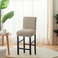thumbnail image 3 of Simple Striped Design Chair Covers Barstools Cover for Versatile Home Dining Use, 3 of 15