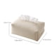 thumbnail image 2 of Organizador de funda de caja de pañuelos de cuero | Dispensador de pañuelos de cuero artificial de lujo para mesa, automóvil, oficina, hogar | resistente a la suciedad, antideslizante | Se adapta a, 2 of 5