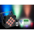 thumbnail image 2 of (8) Rockville BEST PAR 60 Rechargeable Wash Lights w/Wireless DMX Controller, 2 of 13