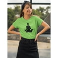 thumbnail image 2 of Yoga Silhouette      T-Shirt Women -Image by Shutterstock, Female 5X-Large, 2 of 4