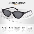 thumbnail image 4 of Gafas de sol OPTOFENDY OP6913 vintage retro con forma de ojo de gato para mujer, 4 of 7