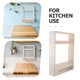 thumbnail image 3 of WEUVEB Organizador Beige Para Especias Con Gancho Montado En Pared Fácil De Instalar En Cocina, 3 of 6