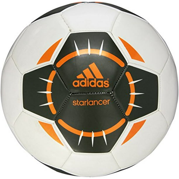 Gemidos repollo reptiles adidas Performance Starlancer IV Soccer Ball, White/Base Green/Lucky  Orange, Size 5 - Walmart.com