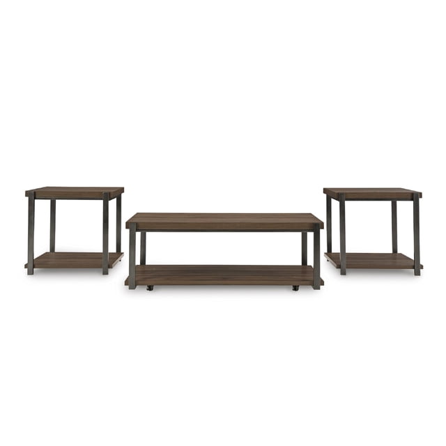 Signature Design by Ashley Trindwick Brown Table - Set of 3