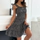thumbnail image 3 of Vestido de verano para mujer, vestido de cóctel de lunares a la moda, elegante, informal, para vacaciones en la playa FLhrweasw Nuevo, 3 of 7