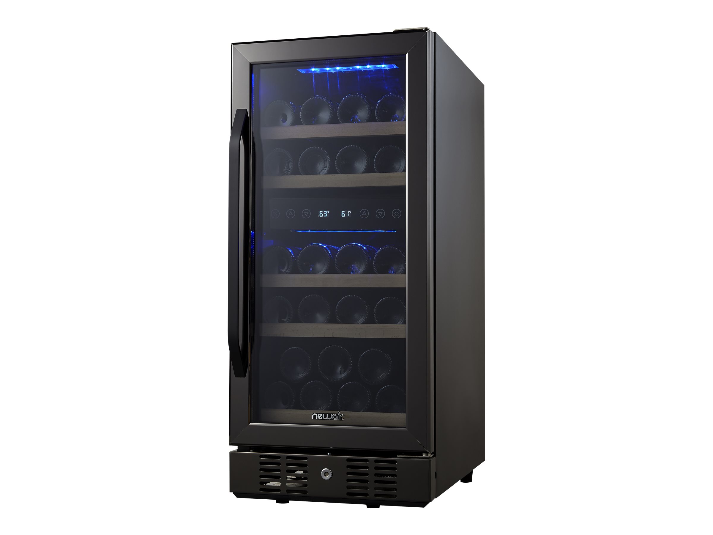 NewAir AWR290DBB Wine cooler freestanding width 14.8 in