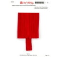 thumbnail image 2 of Ribbon - Crushed Velvet Touch Deluxe Wired Edge Ribbon, Red, 2-1/2 Inch, 10 Yards, 2 of 3