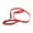 Red, variant on PAWPOURRI Red Leash and Collar Combo for Dogs, Adjustable Collar with Strong Tangle-Free Leash, Durable & Comfortable (Black-Medium)