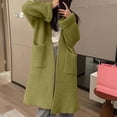 thumbnail image 4 of Cardigan Sweaters for Women Long Sleeve Open Front Knitted Sweater Coat with Pockets Womens Cardigan Sweaters, 4 of 5
