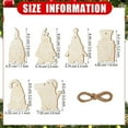 thumbnail image 6 of Christmas Craft for Kids,Make You Own Christmas Tree DIY Wooden Christmas Craft for / 60 Pcs, 6 of 6