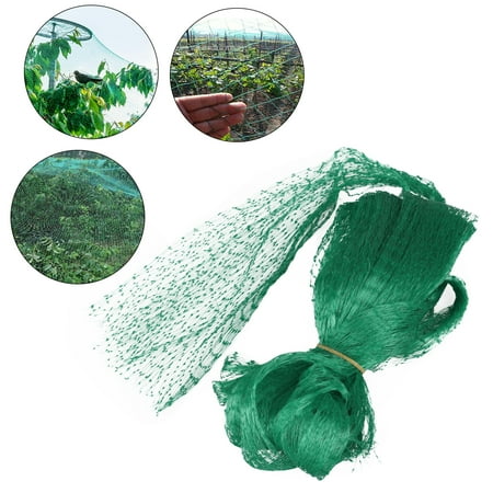 Green Anti Bird Protection Net Mesh Garden Plant Netting Protect Plants and Fruit Trees from Rodents Birds Deer Poultry Best for Seedling, Vegetables, Flowers, Fruit, Bushes, Reusable Fencing (6.6 x (Best Clover To Plant For Deer)