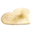 thumbnail image 2 of Wool Imitation Sheepskin Rugs Faux Non Slip Bedroom Shaggy Carpet Mats, 2 of 3