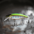 thumbnail image 4 of 2PC Bionic Hard Bait Fishing Lures Jigs - 5.2cm/2.05inch 4.5g Jerkbait for Bass, Pike, and More - Sinking Minnow Wobblers and Swimbait Tackle for Successful Fishing, 4 of 10