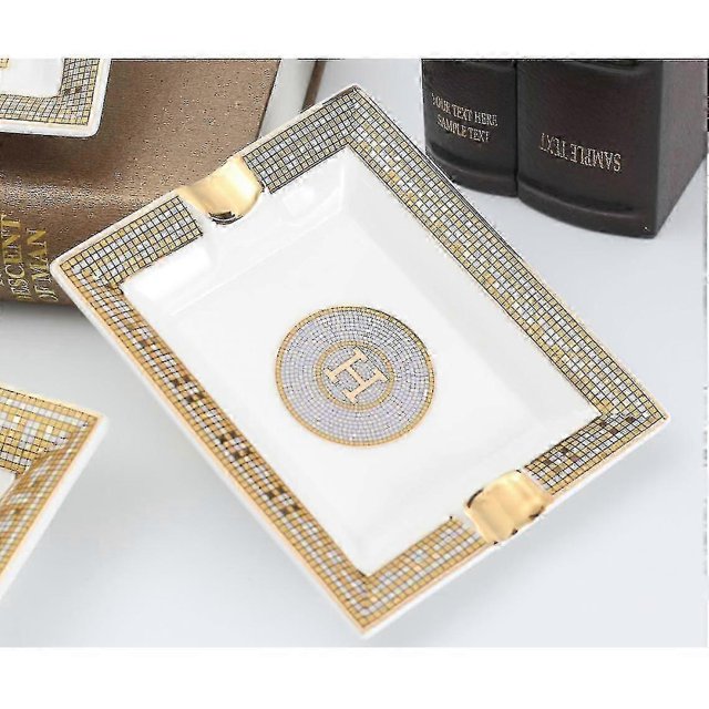 Ashtray Porcelain Ashtray Smoking Accessories Classics Designs Ceramics Decorative Gift Gift For Boyfriend | Ashtrays